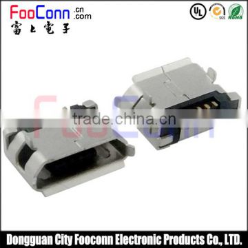 Factory price Micro 5pin B-type usb female connector H6.4