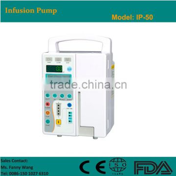 CE approved Portable Automatic Infusion pump/IV pump with voice alarm IP-50