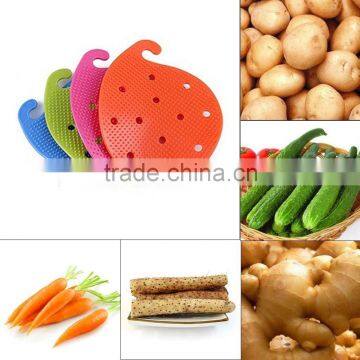 Double Sided Silicone Fruit and Vegetable Scrubber By Cestari Kitchen