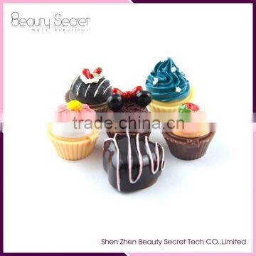 Cute 6 color cartoon cake your logo lipgloss