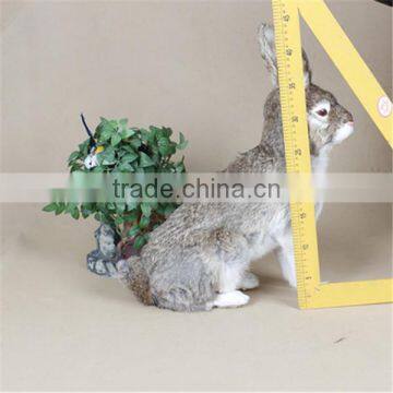 Easter Bunny Furry Animal Plastic Animals Garden Decoration photo-6