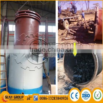 low electricity consumption hoist sawdust briquette charcoal furnace