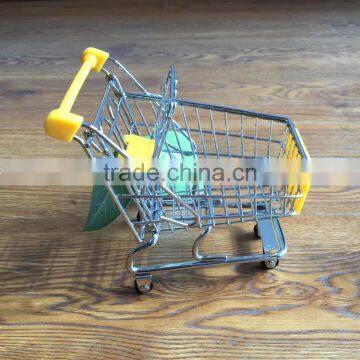 Hot Sell Shopping Cart Toy Mini Supermarket Handcart Mini Storge Basket photo-5