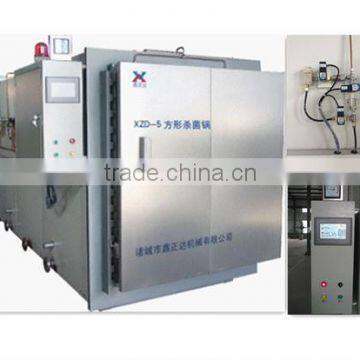 cubic sterilization autoclave for vacuum packaged food