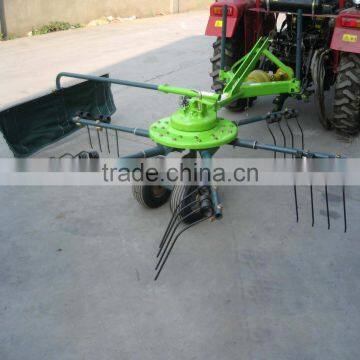 Rotary hay rake 3 point linkage with tractors