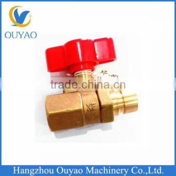 Custom Made High Quality Plastic Handle Brass Ball Valve