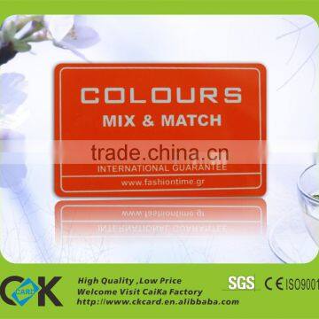 Nice Printing blank chip cards with low price