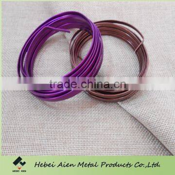 flat colored aluminum wire