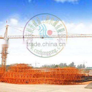 CS QTZ50-5010 tower crane for sale 50jib max load 4ton