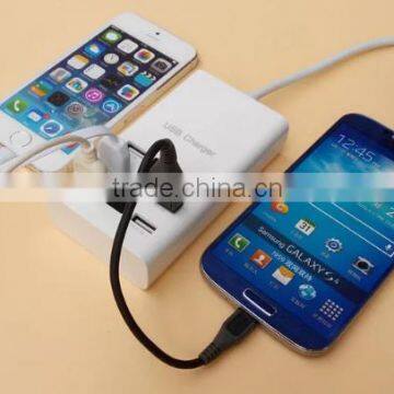 EU UK US Plug 5V 6 Port Usb Socket Charger photo-6