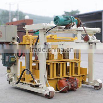 QT40-3A semi automatic used concrete brick making machine in Papua New Gainea