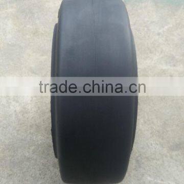 Press-on Solid Rubber Tire for Foklift High Quality Smooth Tread Tire 12 x 4 1/2 x 8 Inch photo-3