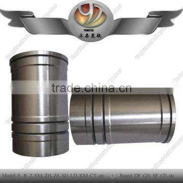 Agricultural machinery spare parts of cylinder liner , R180 S195 ZH1110 cylinder liner