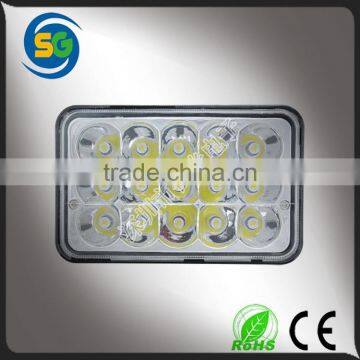 Square waterproof IP68 Spot 45W 9-80V LED Work Light
