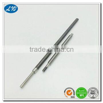 China supply high precision lead screw shafts by cnc turning