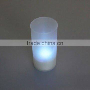 Night Light With Cup Switch Control LED Colorful Color Flameless Candle Electron