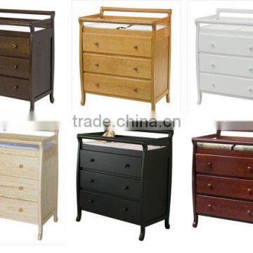 Classical Three Drawers Baby Change Table Baby Changing Table photo-3
