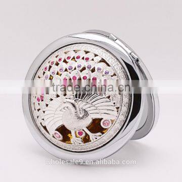 Metal Hollow Out Folding Pocket Mirror photo-4