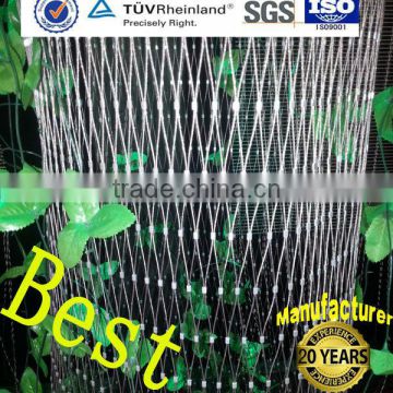 Stainless steel rope mesh for ceiling decoration(7x7 or 7x19)