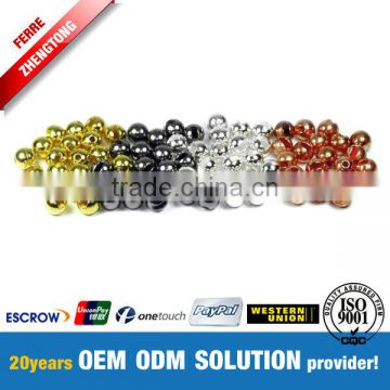 Tungsten Slotted Beads Gold/Silver/Copper