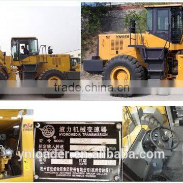 YIneng Loader Shan Dong ZL60GearBox Cat Engine YN Wheel Loader With Grass Grasper /clamp Shan Dong YIneng YN958 Wheel Loader photo-3