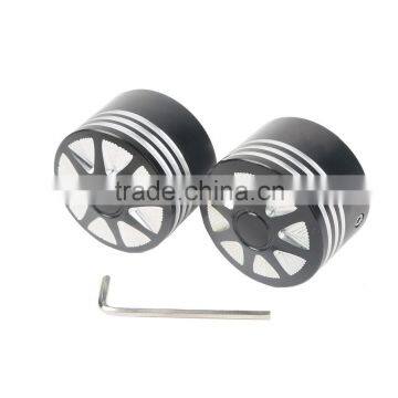 Black Front Axle Nut Cover Bolt For Touring Softail Road King Glide FLTR photo-5