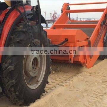 new design top quality hydraulic operating beach sand cleaning machine with bucket