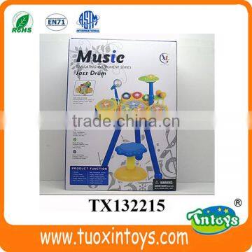Kids Cartoon Jazz Drum Set Music Instrument photo-2