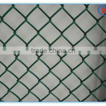  China PVC coated chain link fence with good price or plastic chain link fence