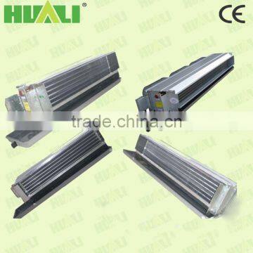 Horizontal concealed water ceiling fan coil unit for water chiller / heat pump