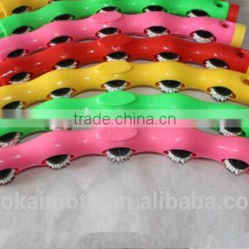 8sections Portable Pulley Massage Waist&abdomen Exercise Hula Hoop/98cm Detachable Hula Hoop