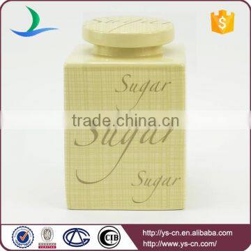 Classical Decal Square Storage Jar Suppliers photo-2