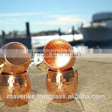 MOSCOW MULE MUGS 99.9% SOLID COPPER MULE MUGS FDA APPROVED SOLID COPPER MUGS MANUFACTURER INDIA photo-3