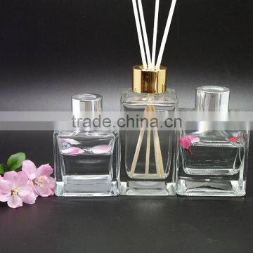 Wholesale empty clear aroma reed diffuser glass perfume bottle