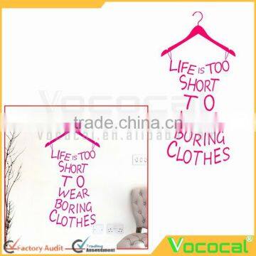 Removable Wall Art Decor Decals Stickers DIY Decoration for Bedroom Fitting Room Cloakroom Living Room Hallway Fashion Store photo-3