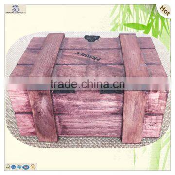 Packing Printed Vintage Plywood Wood Lock Oil Box photo-3