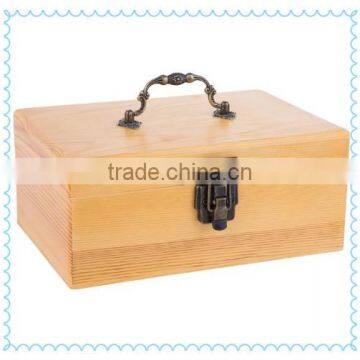 Professional Customizable Dividers Holiday Essential Oil Wood Gift Box With Chic Handle and Clasp photo-6