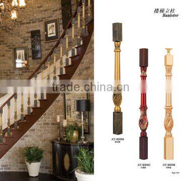 Luxury Design Indoor Color Coated Aluminum Stair Railing Baluster photo-4