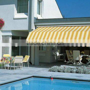 2014 hot sale aluminum half-cassette awning retractable roof