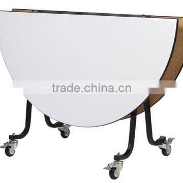 Movable Round Banquet Table With Wheels QZ6091S photo-2