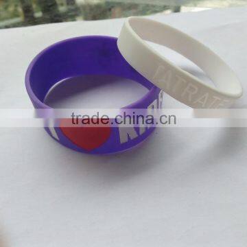 Printed Silicone Wristband With Color Filled for Promotional Gift photo-4