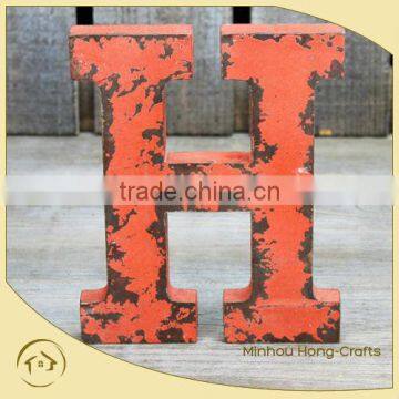 home antique decorative metal letters