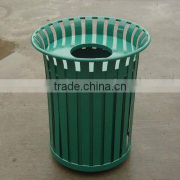 Arlau Outdoor Galvanized Steel Iron Waste Bin photo-4