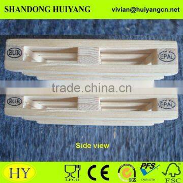 Custom Natural Unfinished Pallet Shaped Wooden Coaster photo-3