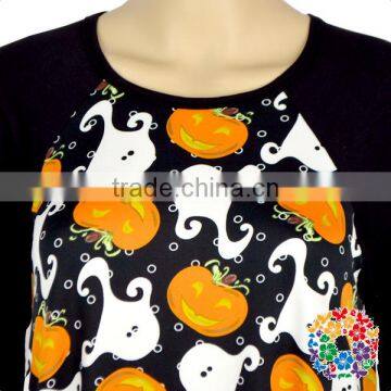 Kids Boutique Clothing Long Raglan Sleeve Little Girls Dresses Children Frocks Designs photo-4