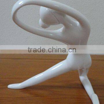 Home Decoration Morden Design Fiberglass Resin Yoga Pose Sculptures Wholesale photo-4