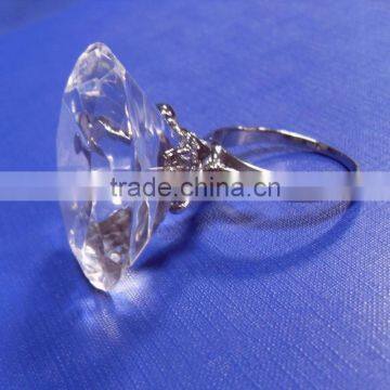 Acrylic Crystal Diamond Wedding Napkin Ring Decorative photo-3