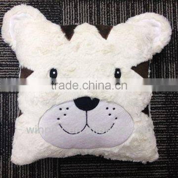 Plush fluffy eared cushion-Tiger