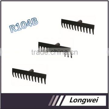 garden tools 12 teeth carbon steel rakes