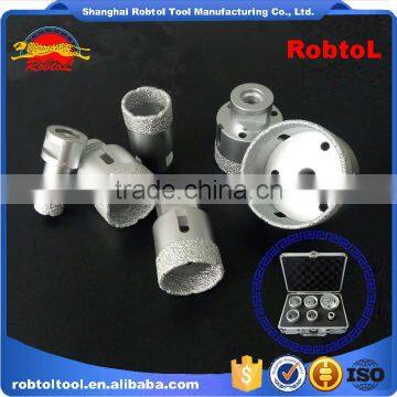 M14 Vacuum Brazed Diamond Core Drill Bits Set Kit Dry Wet Grinder Hole Saw Boring Granite Marble Ceramic Tile Porcelain Stone photo-5